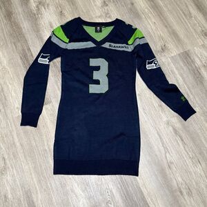 Team Apparel Jersey Dress Seattle Seahawks size small‎ Wilson #3